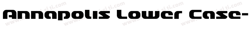 Annapolis Lower Case字体转换
